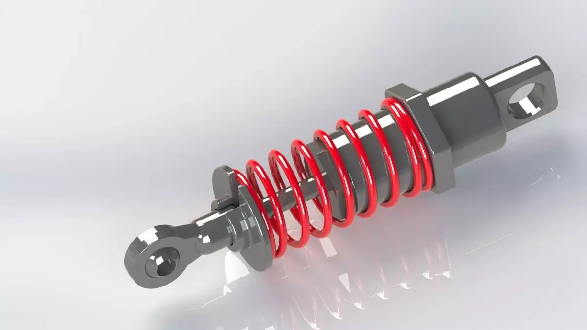 Shock Absorber 3D model