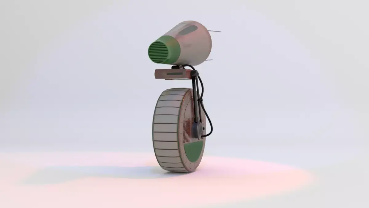 D-O Droid Star wars The Rise of Skywalker 3D model