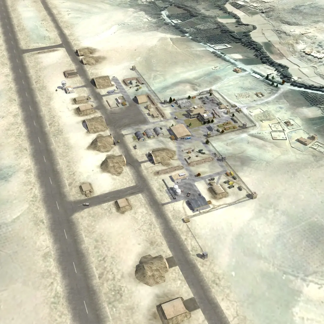 Military Airfield Basic 3D model