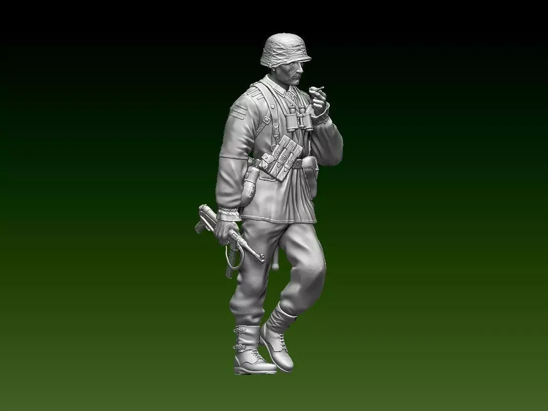 German soldier 3D print model 9