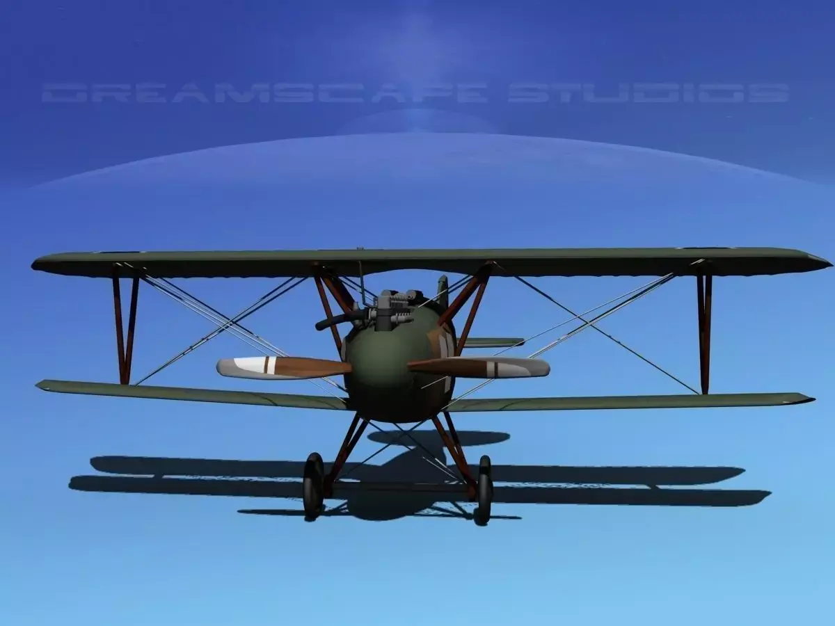 Albatross DIII Fighter 3D model V4