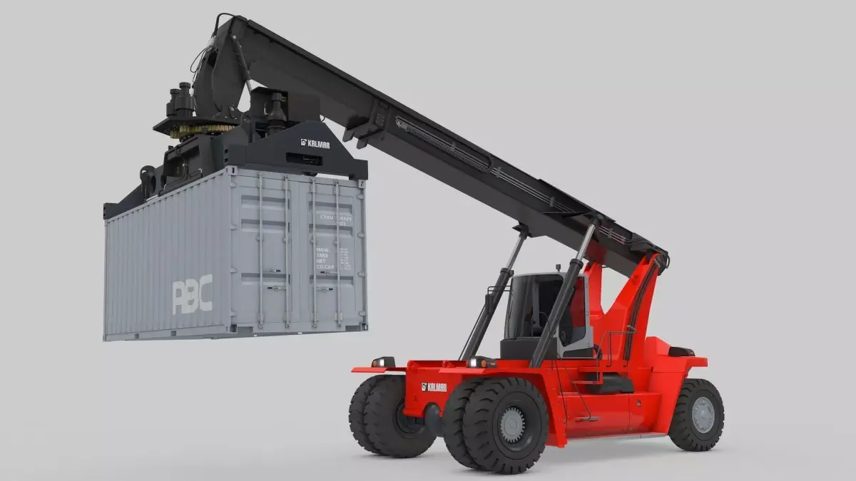 Container Handler for Port  Kalmar 3D model