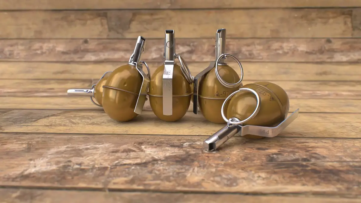 RGD-5 - Grenade  Low-poly 3D model