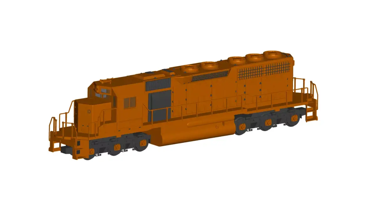 locomotive 3D model purchase
