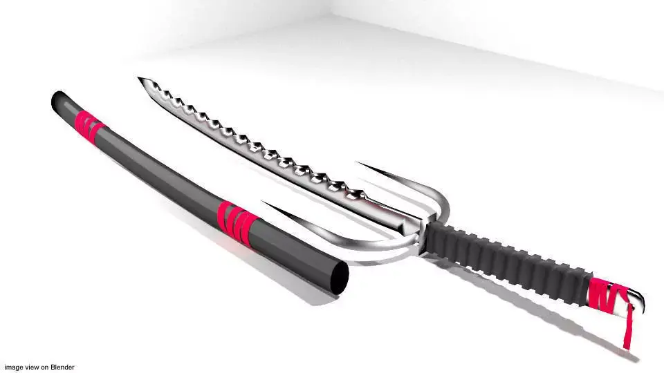 Sword - Fantasy Type 3 3D model