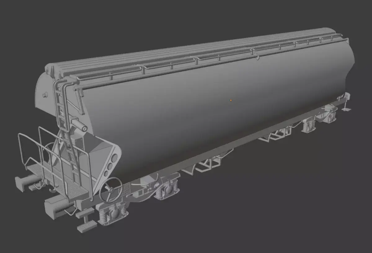 H0 1-87 scale Tagnpps 95 grain wagon 3D print model