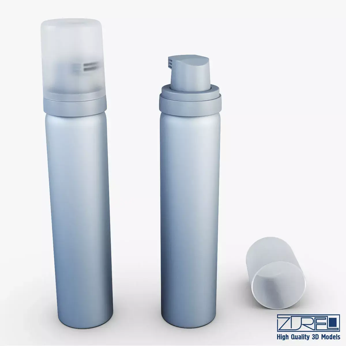 Spray foam can 3D model