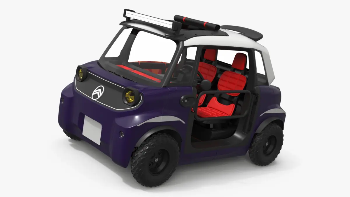  Citroen Ami Buggy Electric Microcar Purple 