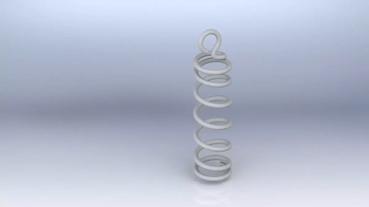 Spring spiral Free 3D model by mahyar-s-kermani