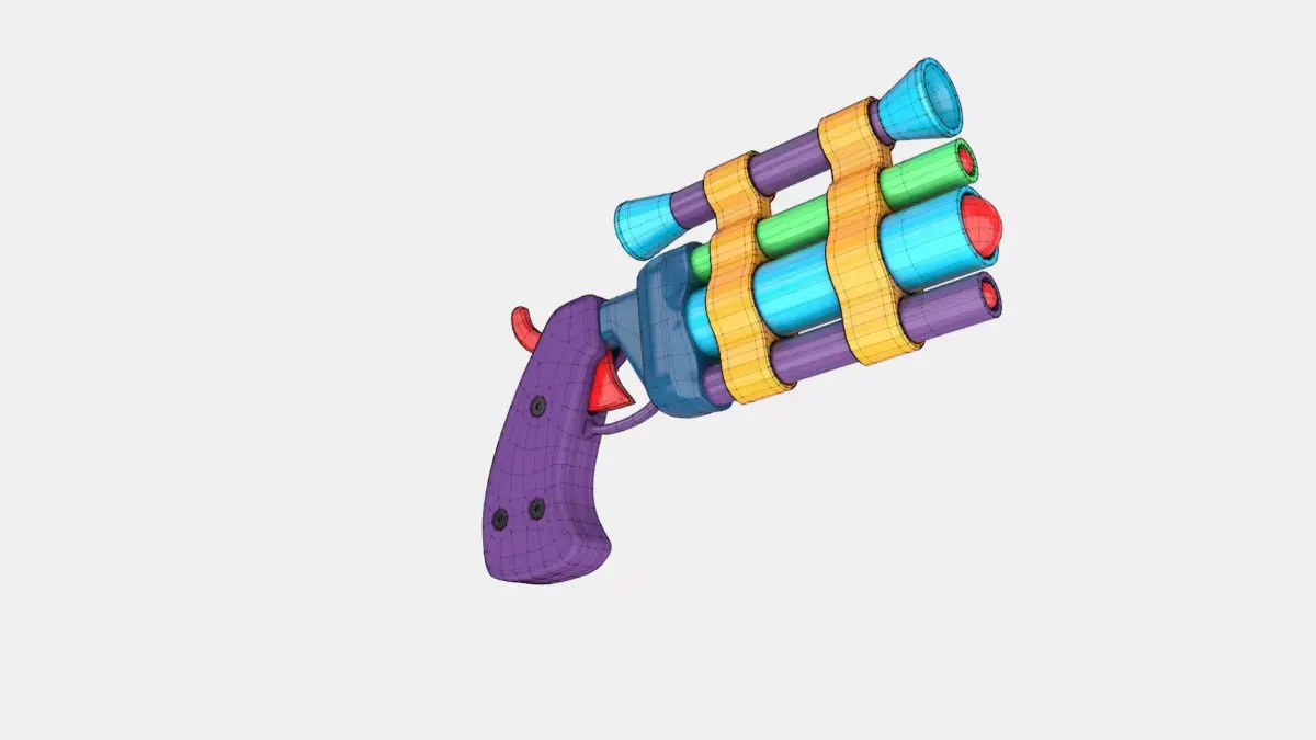 Toy Gun 1 3D model