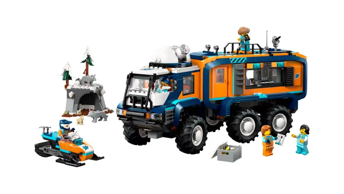 TwindBricks3D - 60471 Arctic Explorer Science Lab Truck 3D print model