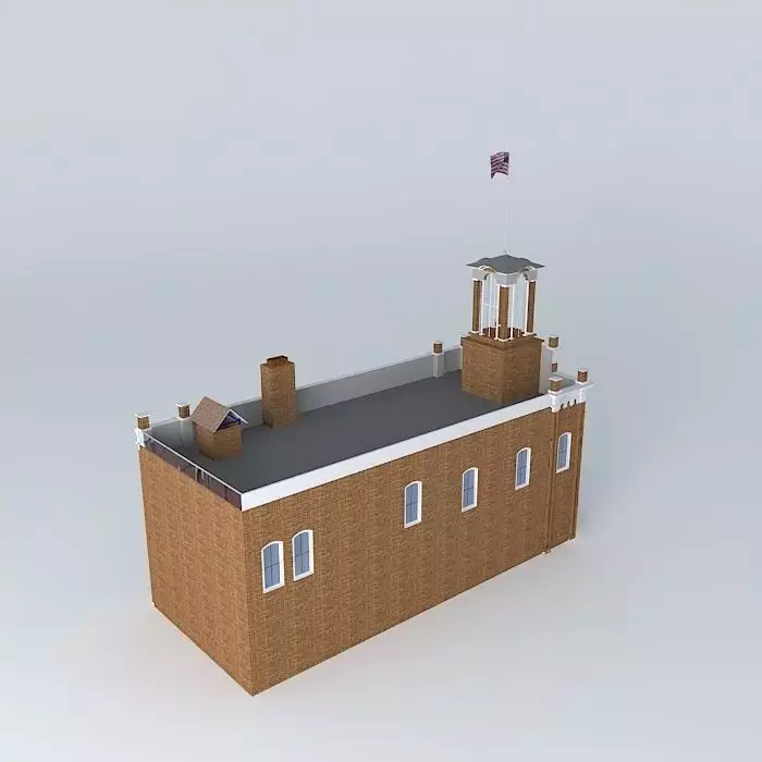Stn 3  St Paul MN  Historic 1872 Fire Station 3 Free 3D model