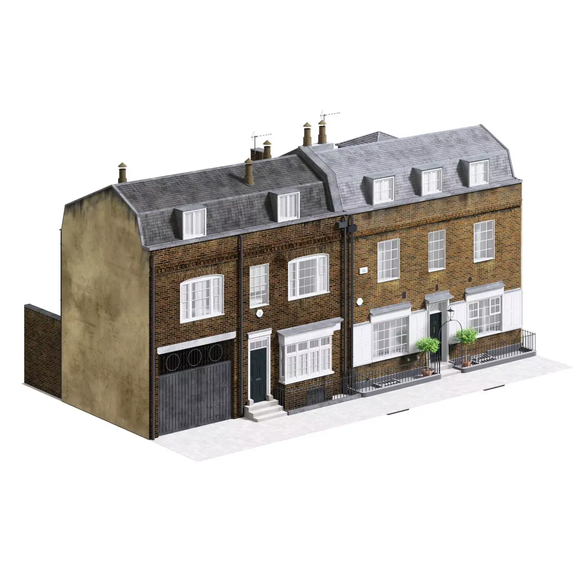 England building at old church st 34-36 modular London  3D model