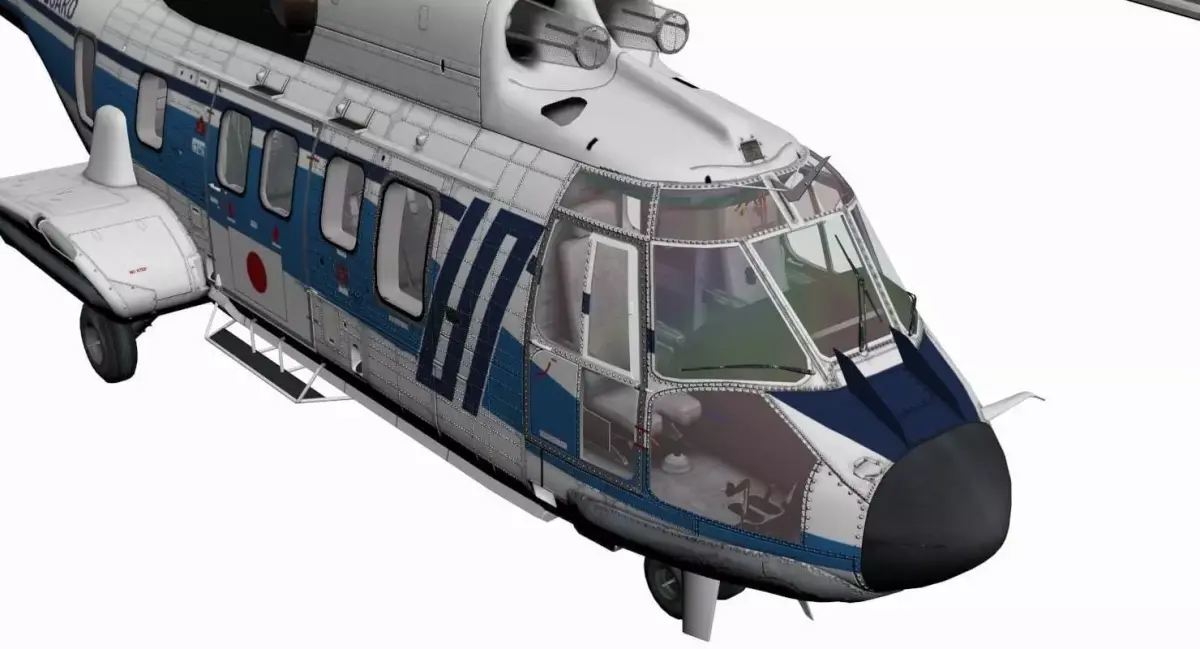 AS332 MkII Super Puma 3D model