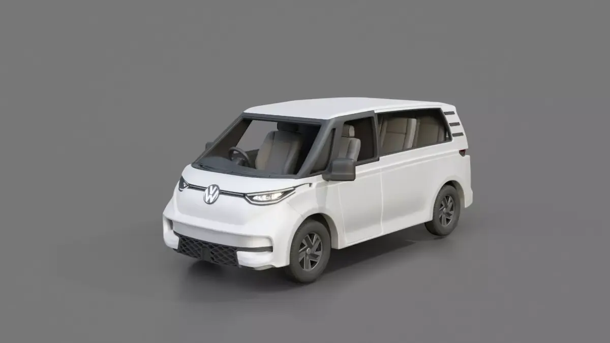 Volkswagen ID Buzz GTX Passenger Van 3D model