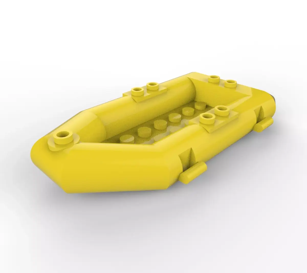 Lego Boat Inflatable Free 3D model