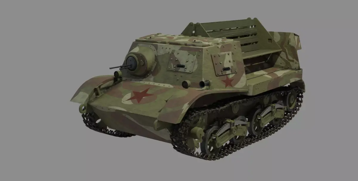 T20  Komsomolets  realistic scale 3D model