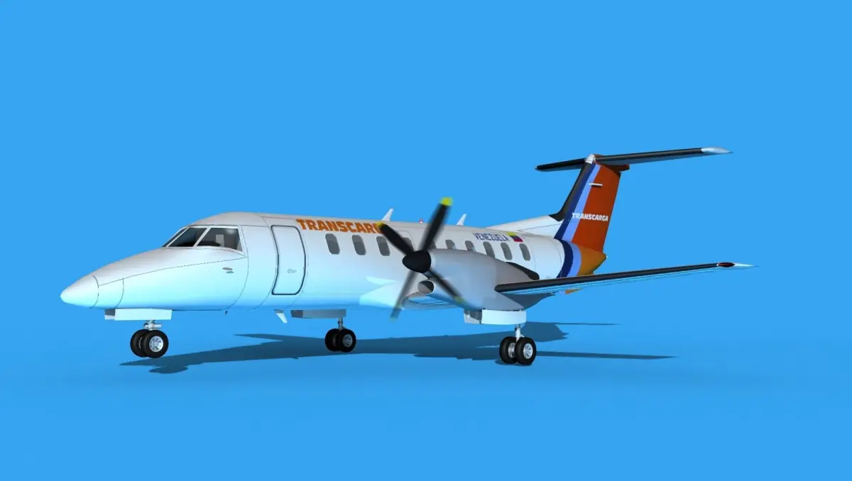 Embraer EMB120 Transcarga Venezuela 3D model
