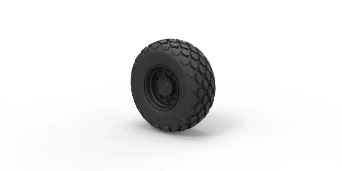 Wheel from Roller-compactor 3D print model