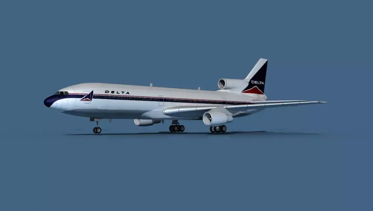 Lockheed L-1011-50 Delta 3D model