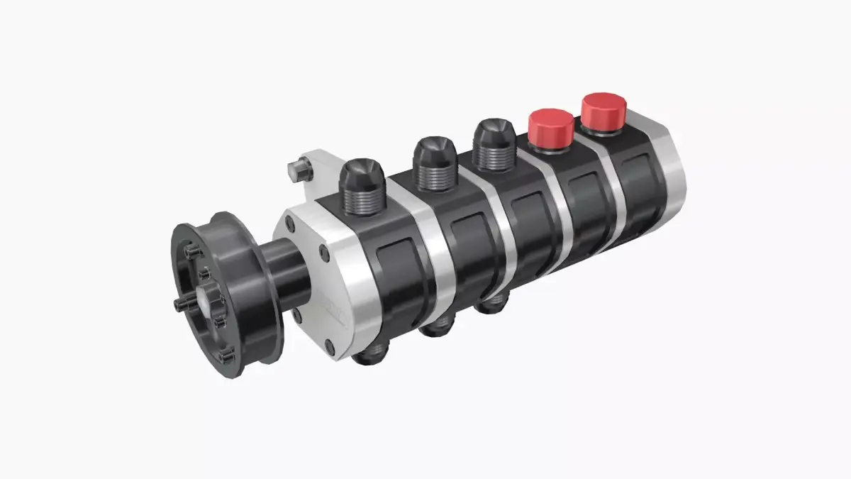 Savy Dry Sump Oil Pump Low-poly 3D model