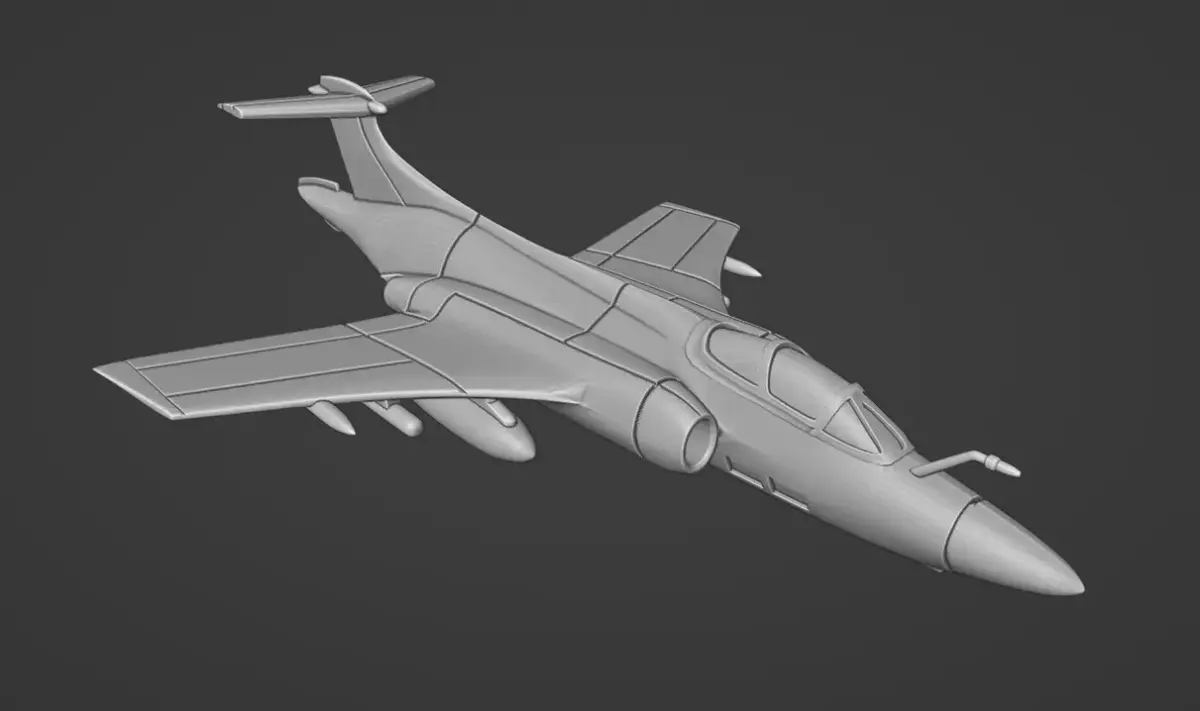 Blackburn Buccaneer S2B 3D print model