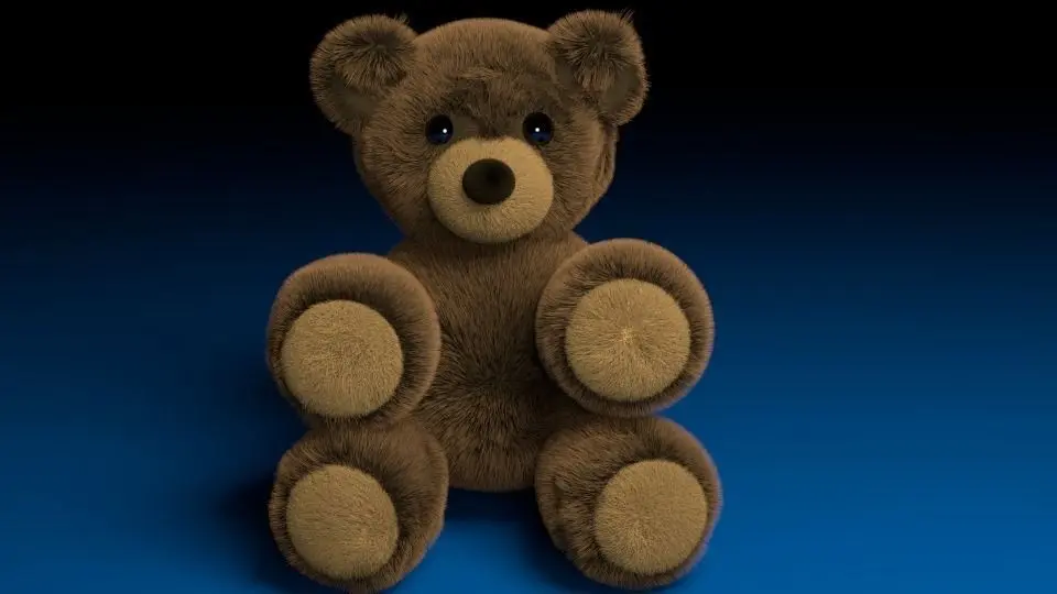 Teddy Bear Low-poly 3D model buy