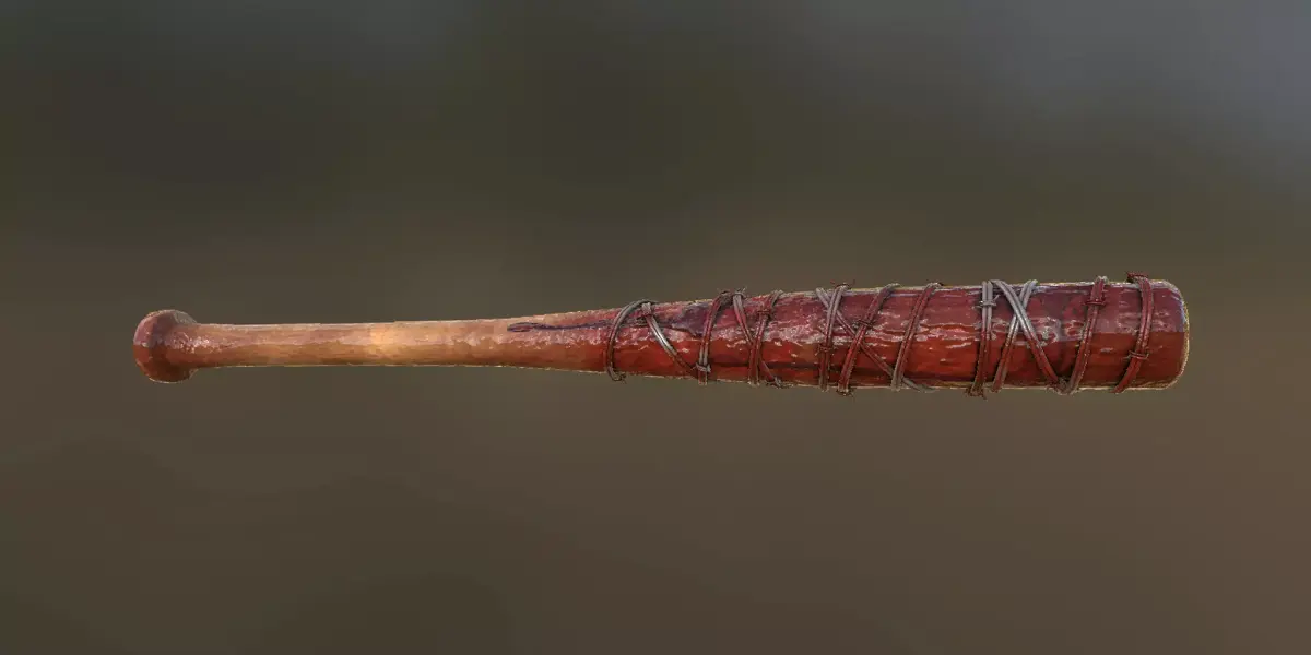 Lucille Baseball Bat 3D model