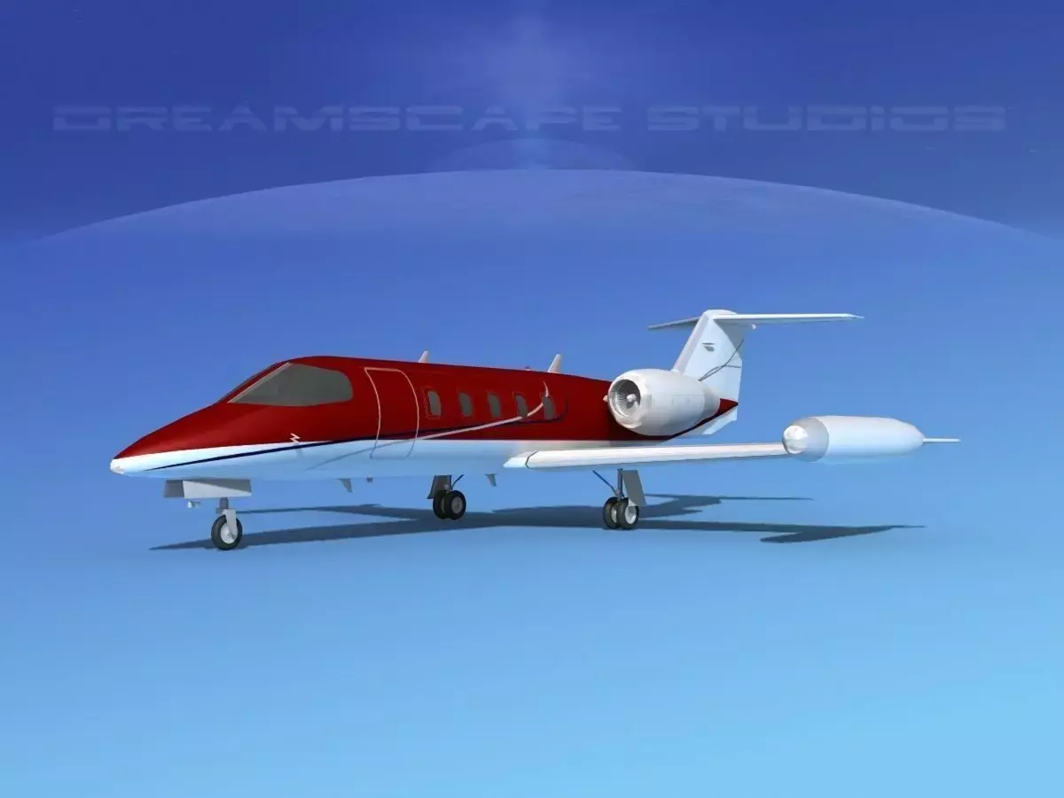 Gates Learjet 35 V03 3D model