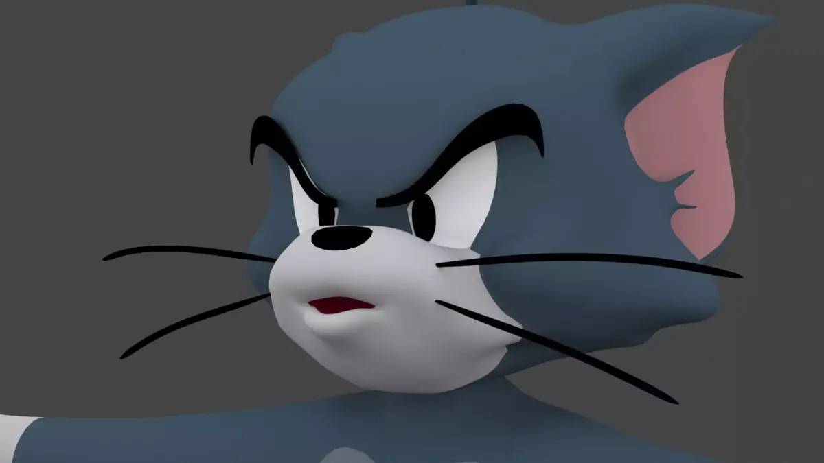 TOMZ-003 Rigged Tom Cat 3D model