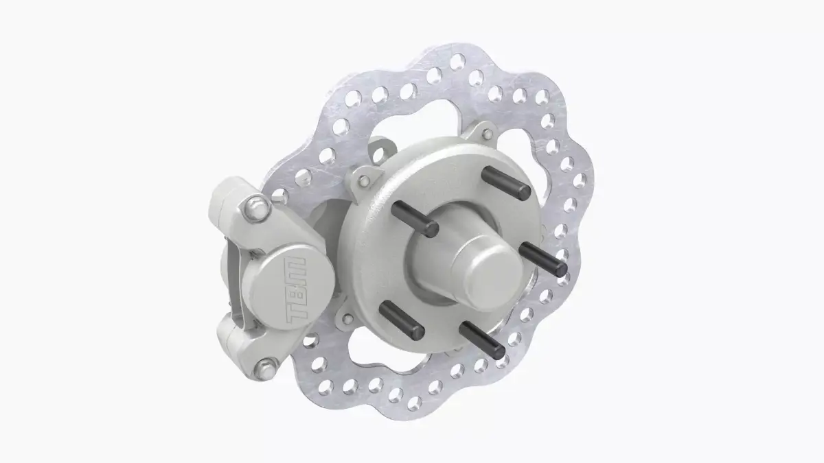 TBM Spindle Brake Disk Low-poly 3D model