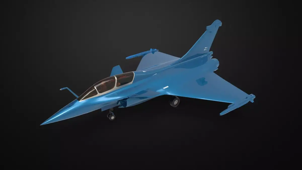 Dassault Rafale 3D model 2