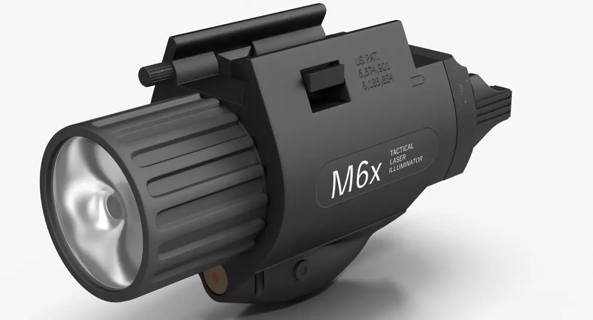 EOTech M6X TLI Low-poly 3D model