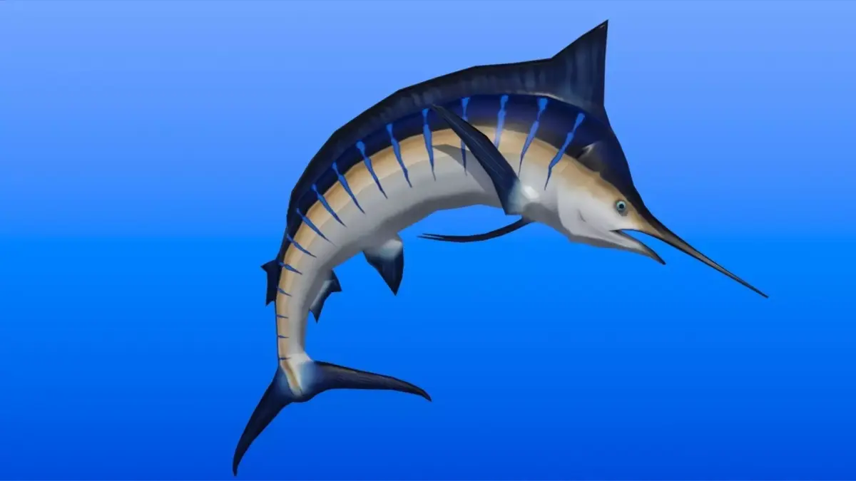 Blue Marlin Low-poly 3D model purchase