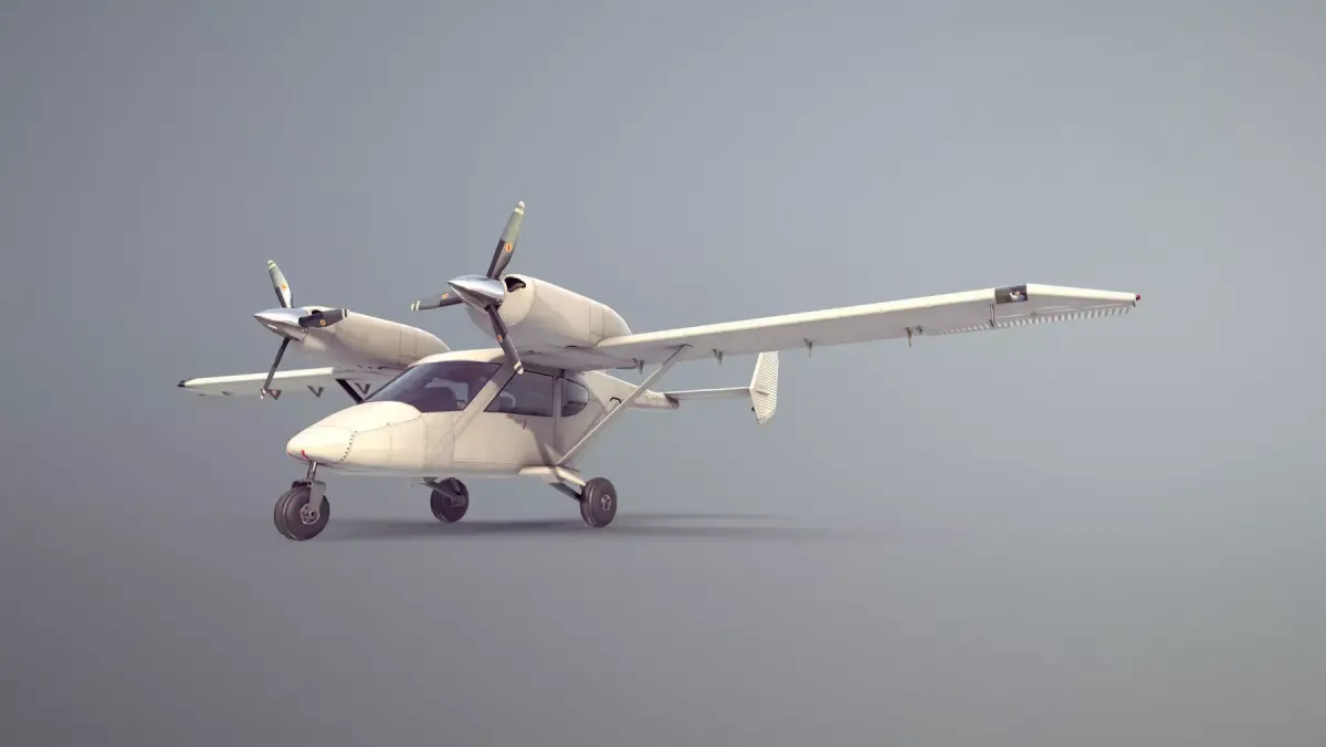 Accord-201 Default Livery Low-poly 3D model