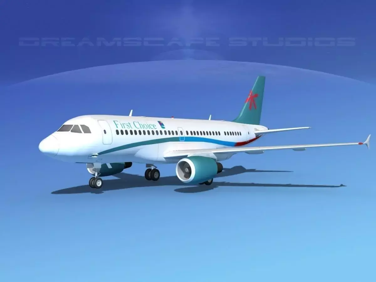 Airbus A319 First Choice Airways 3D model