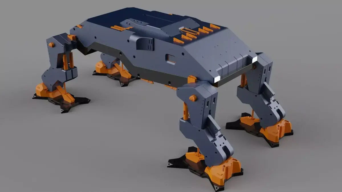 Explorer robot platypus transport vehicle  3D model