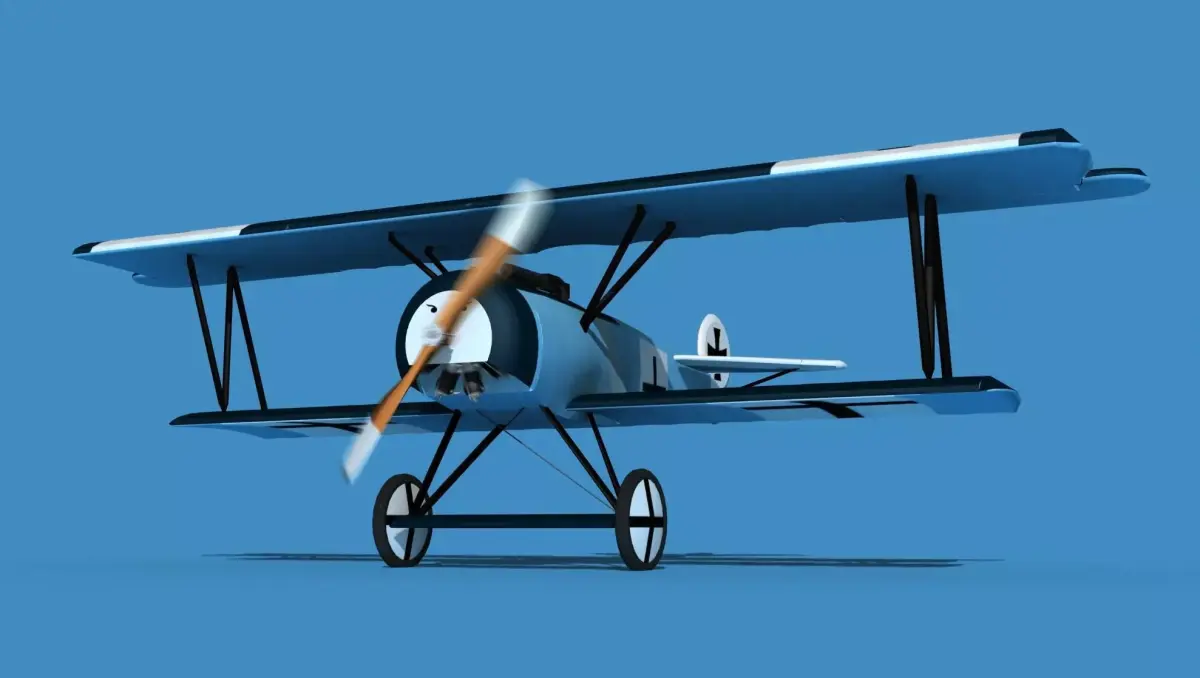 Fokker D-VI V08 3D model