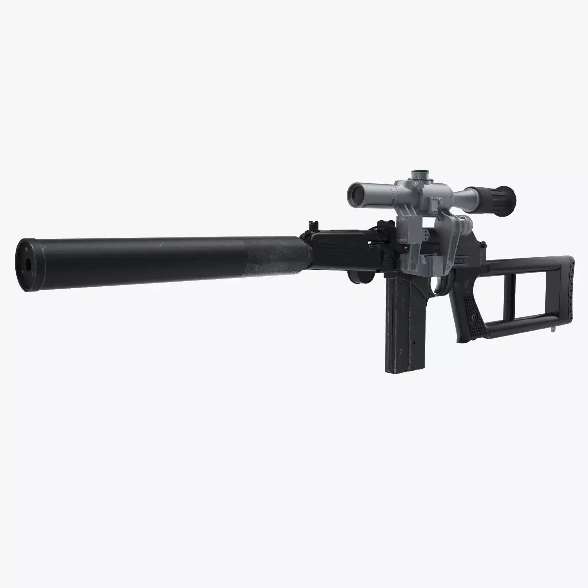 Sniper Rifle VSK-94 3D model
