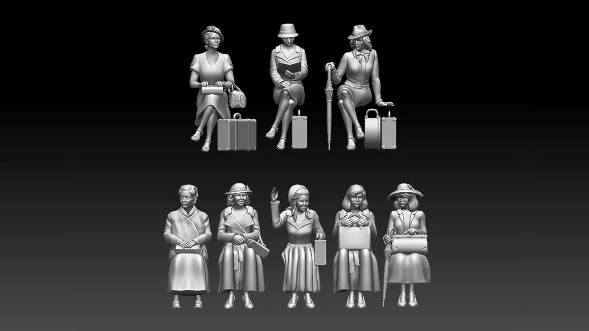 PASSENGERS 3D print model 2