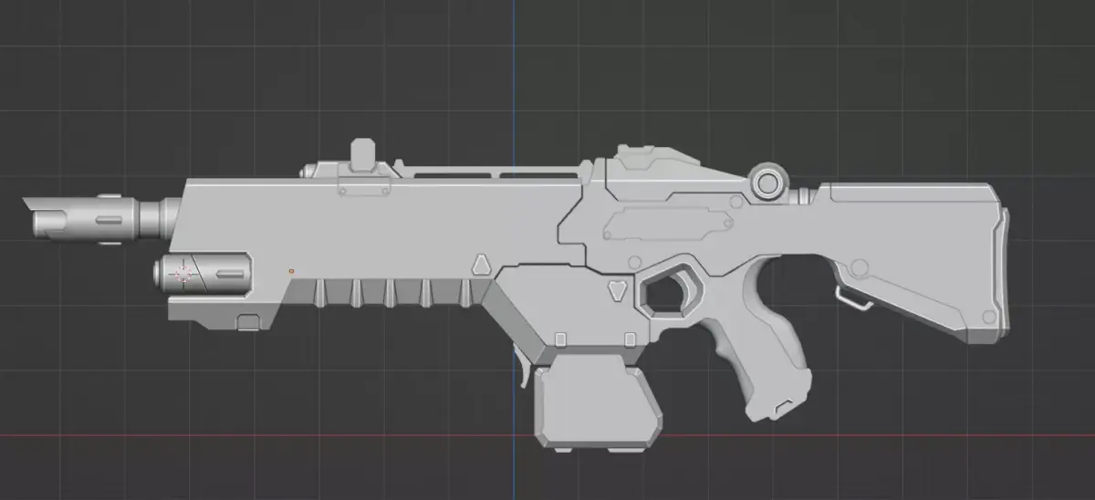 Kantrael MG Lasgun 3D model