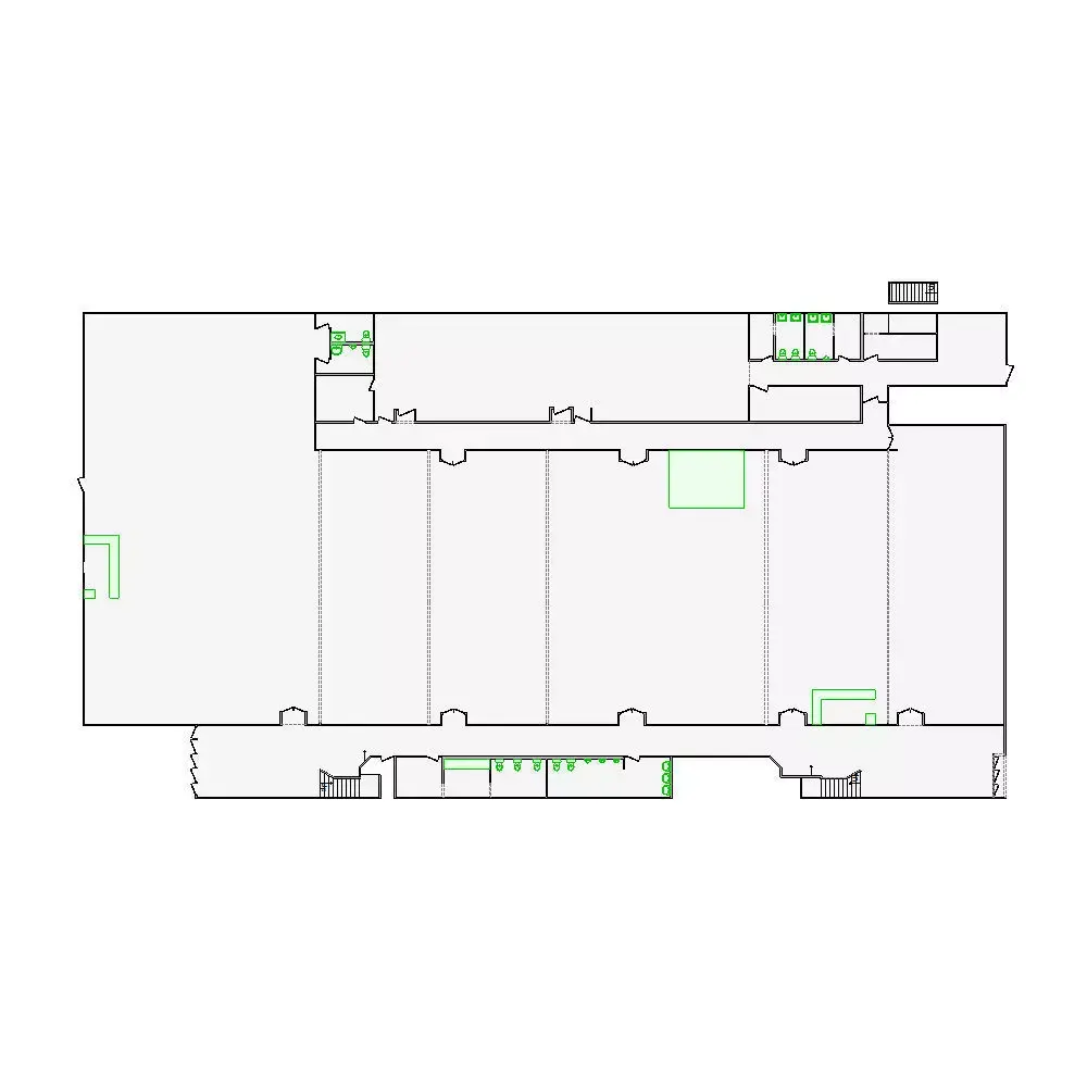 Commercial Interior Sketch - 18001-20000 SF - Xactimate 3D model