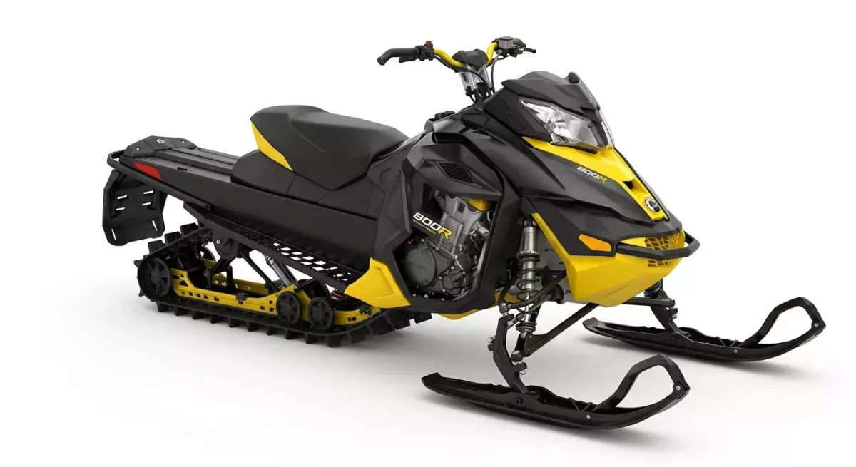 High Performance Modern Snowmobile Low-poly 3D model