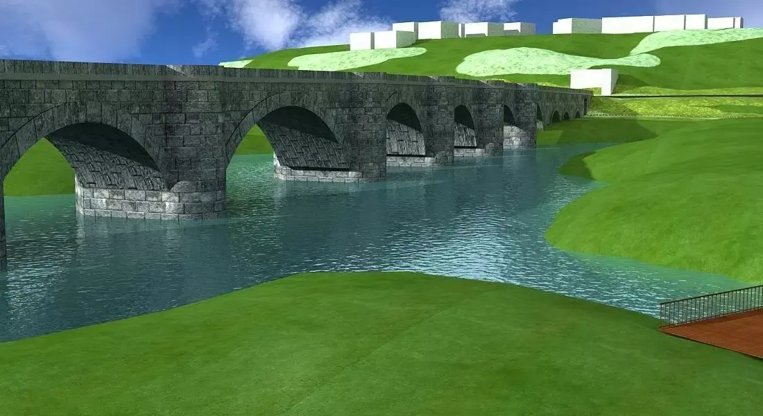 JUSTINIANUS BRIDGE 3D model