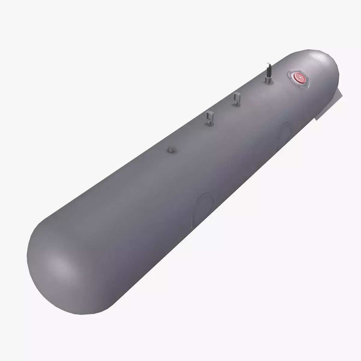 Aircraft External Fuel Tank 450L Low-poly 3D model