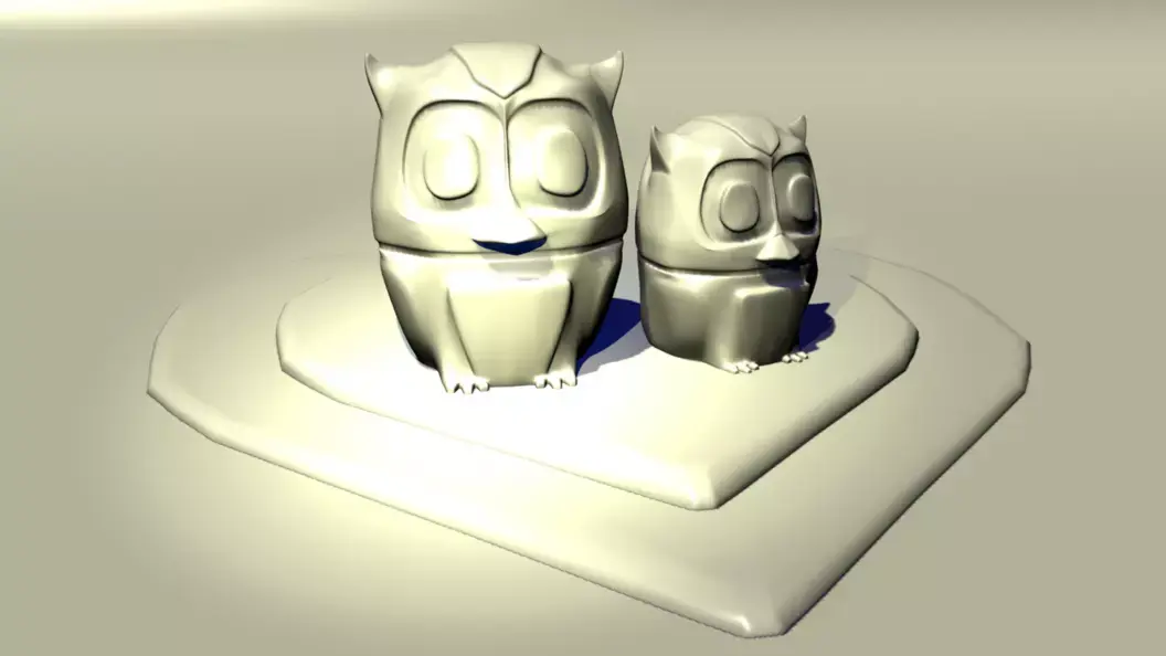 Love Owls Free 3D print model