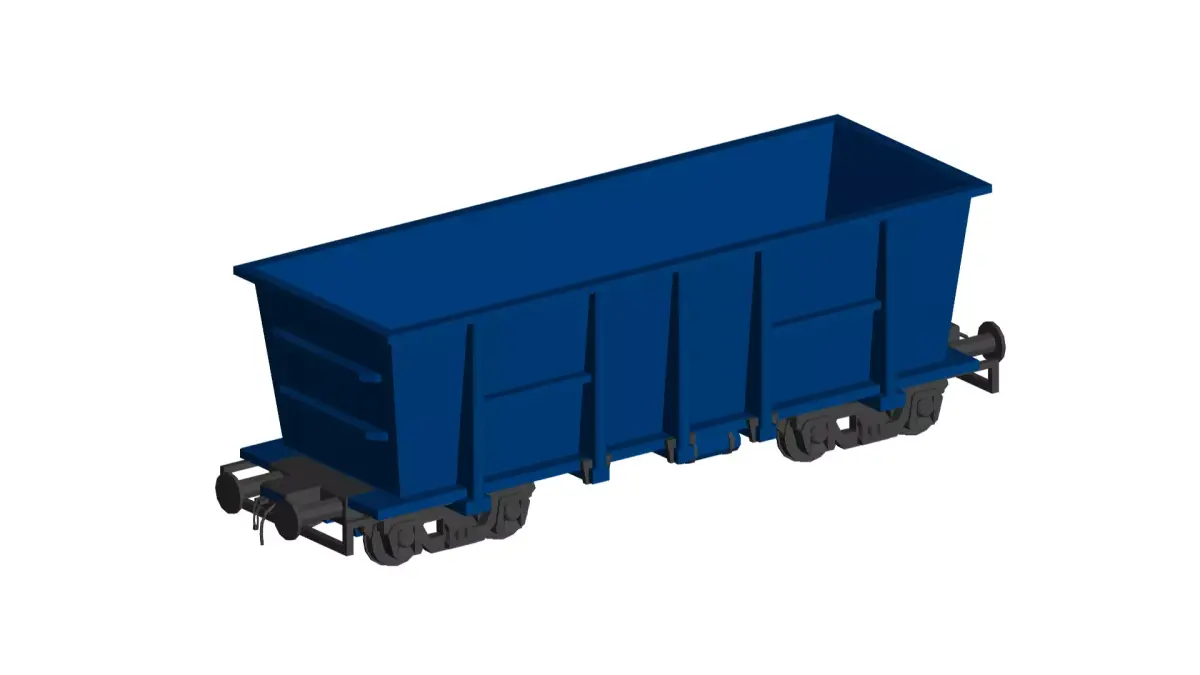 train wagon  3D model