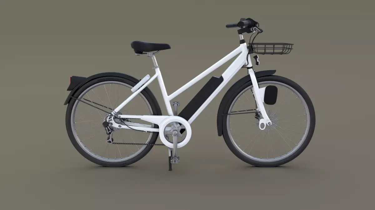 Electric Bicycle 3D model get