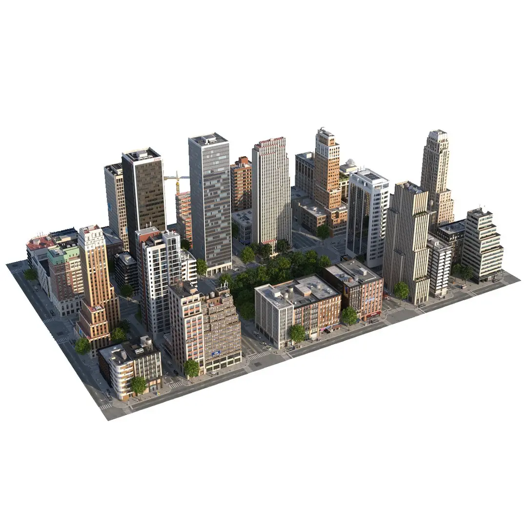 Modeco City 3D model