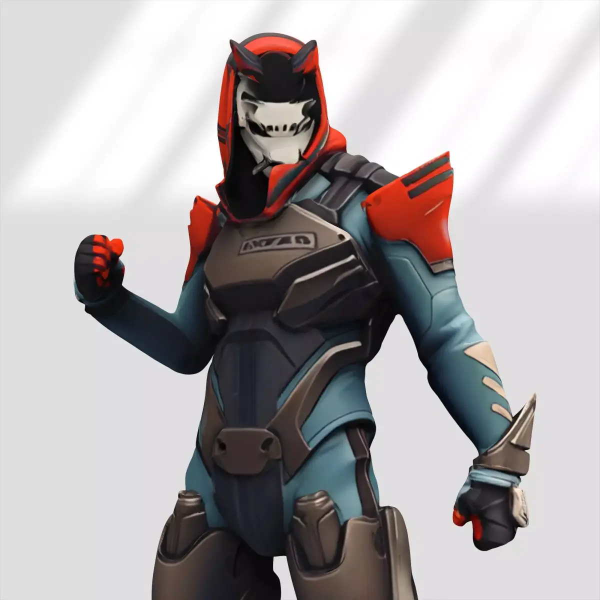 Vendetta skin form Fortnite 3D model